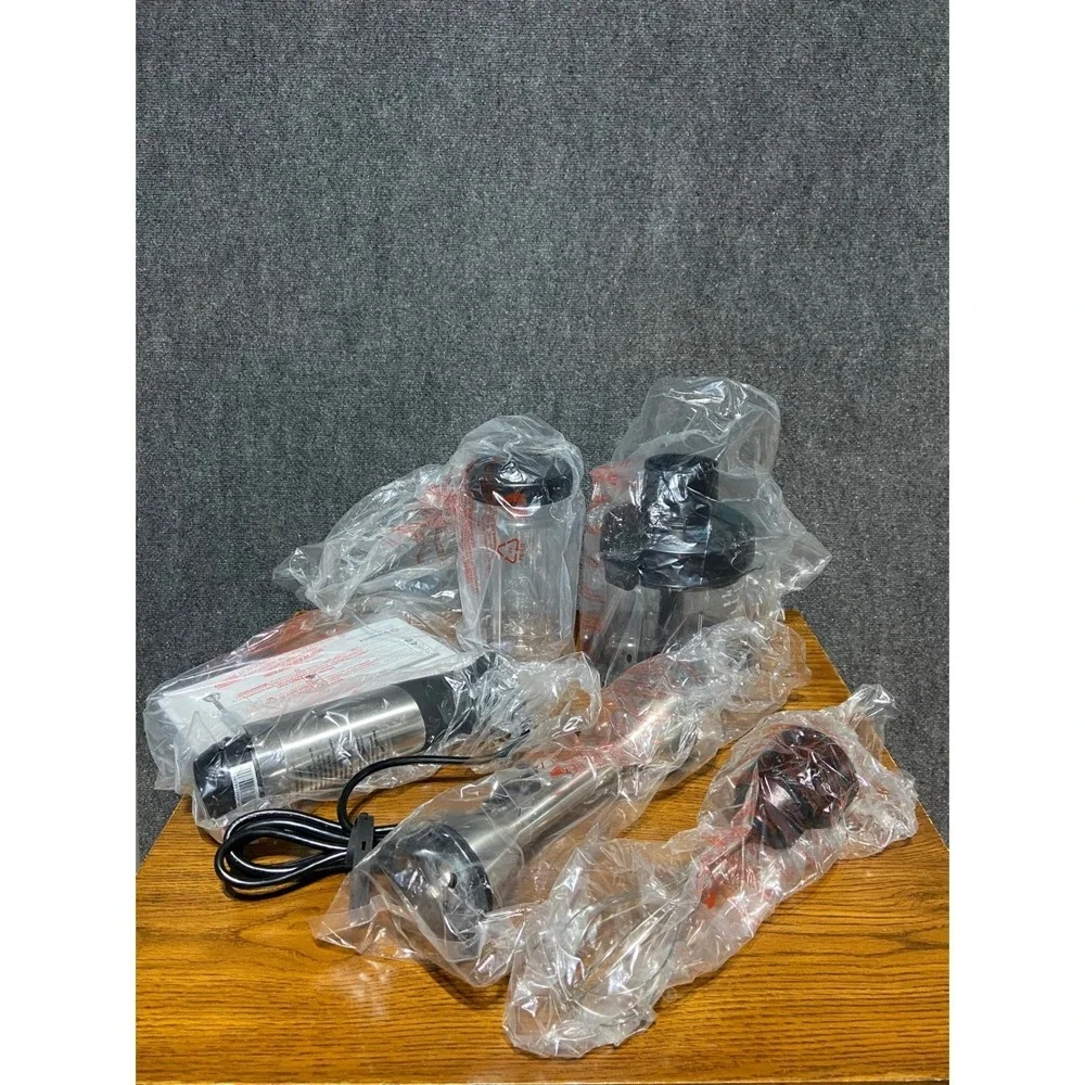 Vitamix Immersion Blender Bundle VM0219 625W Stainless Steel Whisk Chopper Jar